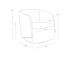 Sarina Swivel Lounge Chair