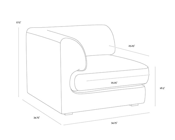Harmony Modular Corner Chair