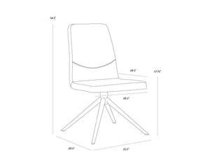 Hilda Swivel Dining Chair