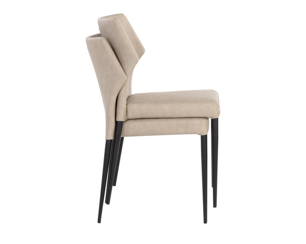 James Stackable Dining Chair  | Set of 2