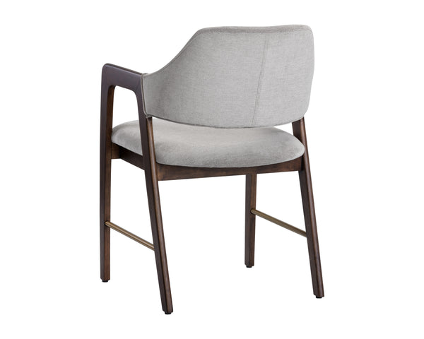 Milton Dining Armchair  Smoke Acacia