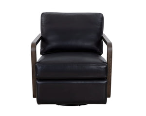 Castell Swivel Lounge Chair  Brown