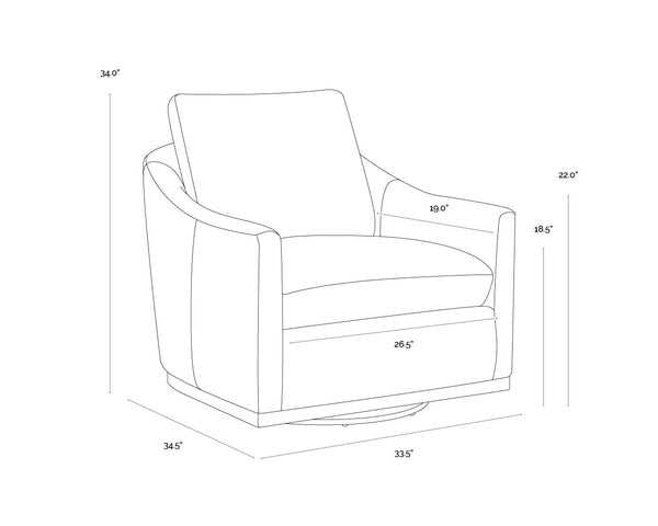 Corbin Swivel Lounge Chair