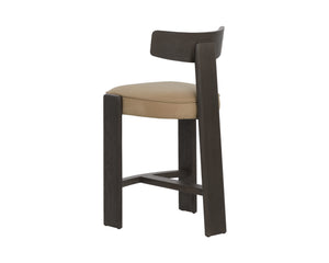 Horton Counter Stool  Dark Brown