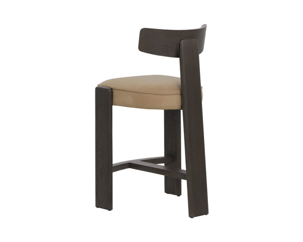 Horton Counter Stool  Dark Brown