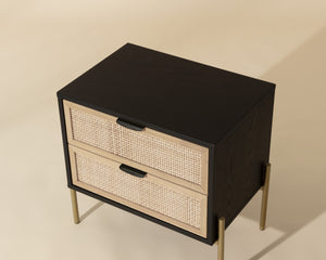 Avida Nightstand  Gold