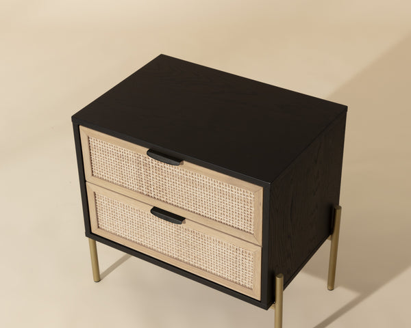 Avida Nightstand  Champagne Gold