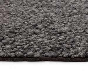 Umea Handwoven Rug  Black  9' X 12'