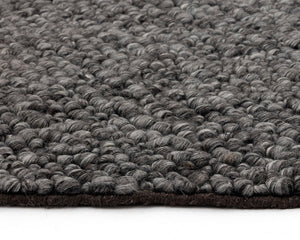 Umea Handwoven Rug  Black  9' X 12'