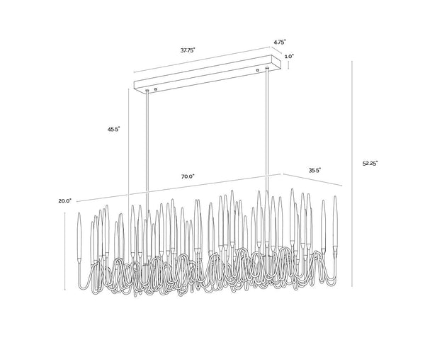 Hestia Chandelier Large