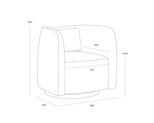 Emilie Swivel Lounge Chair