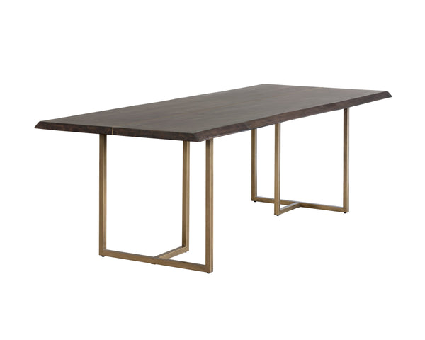 Donnelly Dining Table  Antique Brass - 95"