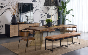 Zancor Bench  Gunmetal