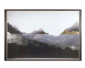 Great Exploration   60" X 40"  Charcoal Frame