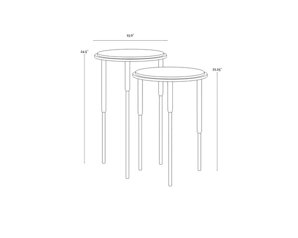 Kyrie Nesting End Tables (Set Of 2)