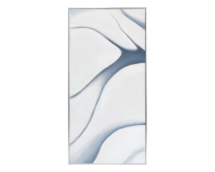 Meditation (Set Of 3)  30" X 60"  Silver Floater Frame