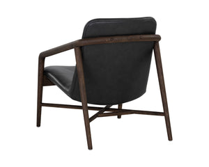 Cinelli Lounge Chair  Distressed Brown
