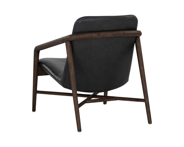 Cinelli Lounge Chair  Distressed Brown
