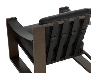 Berke Lounge Chair  Antique Bronze