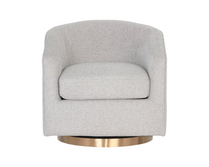 Hazel Swivel Lounge Chair  Gold