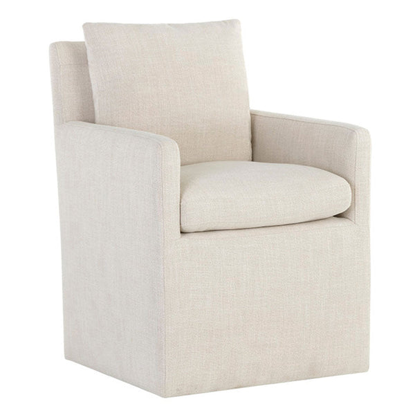 Glenrose Wheeled Dining Armchair