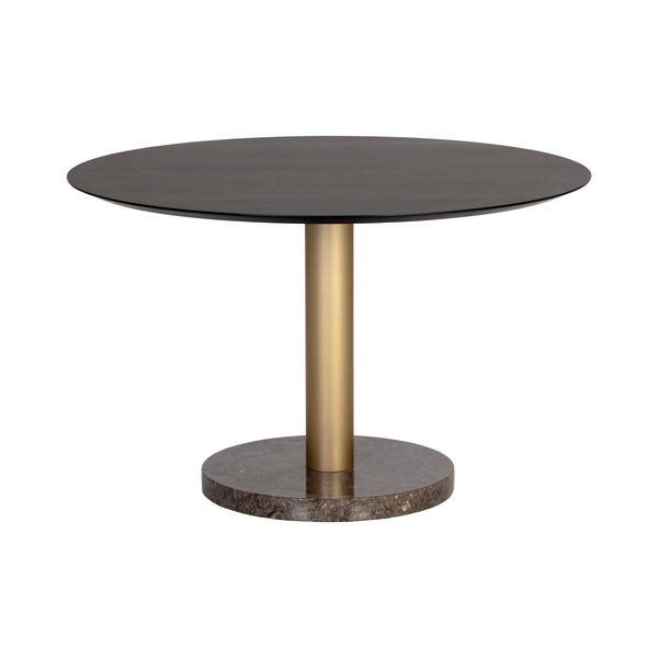 Monaco Dining Table  Gold - 48"