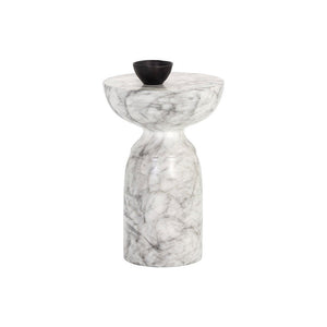 Goya End Table  Marble Look