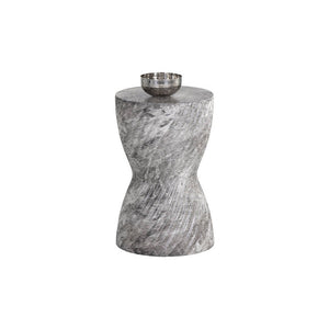 Cara End Table  Marble Look