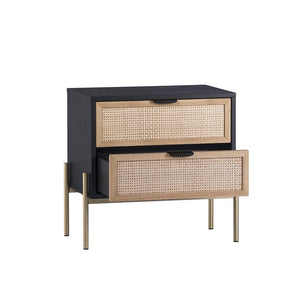 Avida Nightstand  Champagne Gold