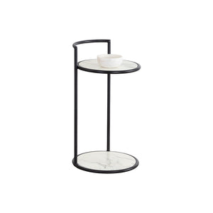 Parga End Table  Black