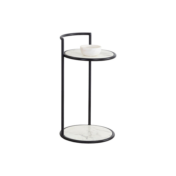 Parga End Table  Black