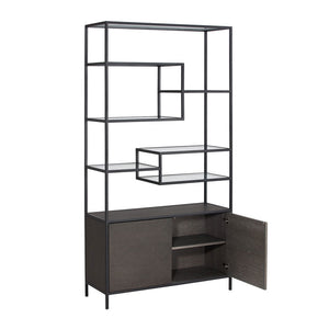 Stamos Bookcase  Black