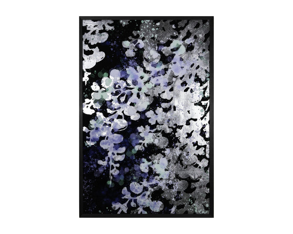 Floral Fantasy (Set Of 2)  40" X 60"  Charcoal Frame