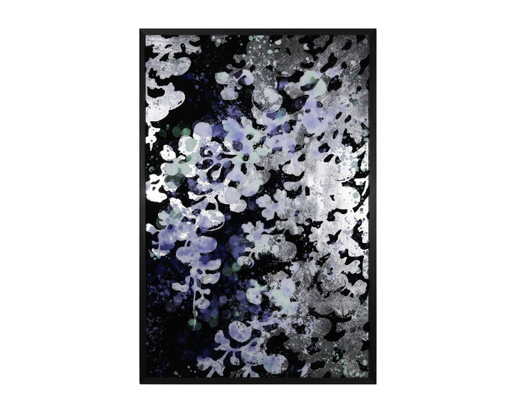 Floral Fantasy (Set Of 2)  40" X 60"  Charcoal Frame