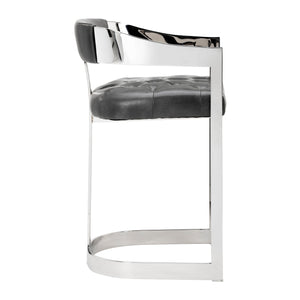 Beaumont Counter Stool  Stainless Steel