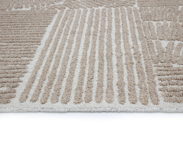 Corinthia Handwoven Rug  Ivory/Beige  8' X 10'