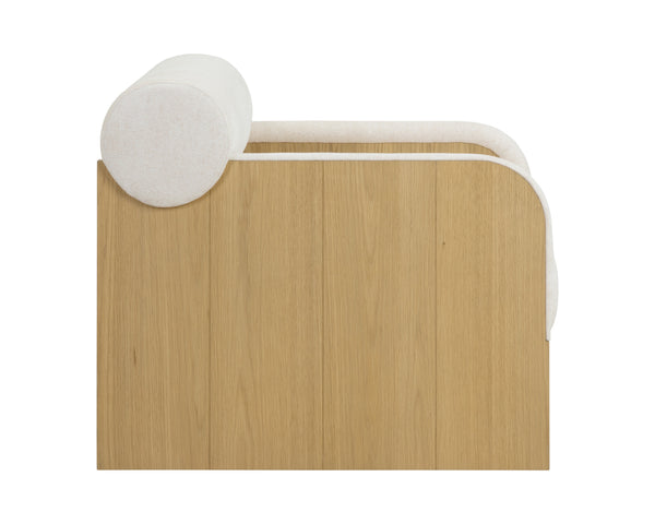 Coburn Lounge Chair  Rustic Oak