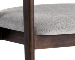 Milton Dining Armchair  Smoke Acacia