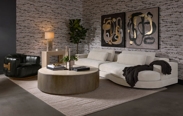 Fun And Whimsy (Set Of 2)  48" X 48"  Black Floater Frame