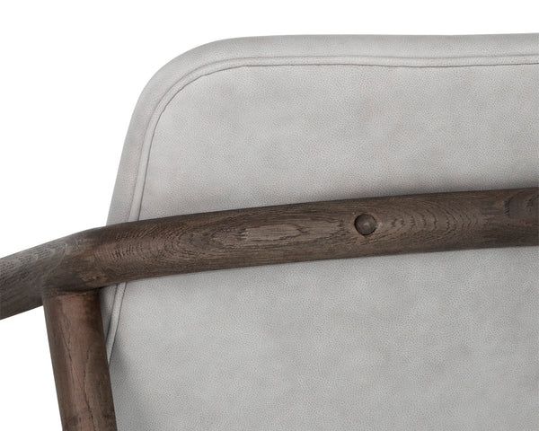 Cinelli Lounge Chair  Distressed Brown