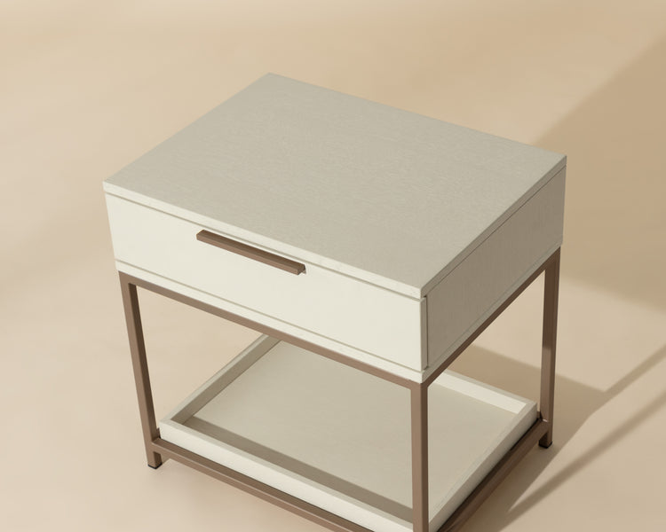 Rebel Nightstand Small  Champagne Gold