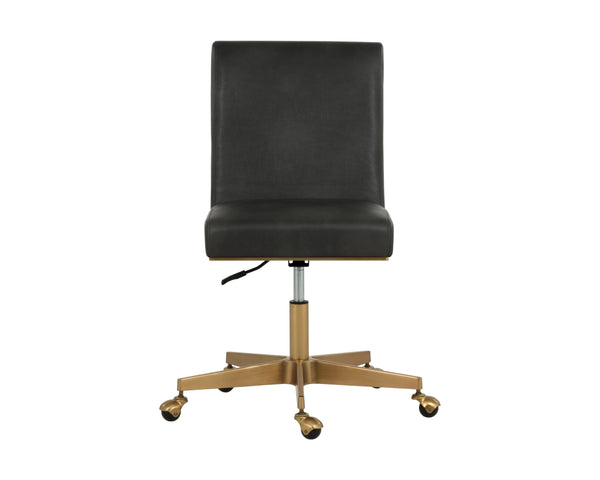 Dean Office Chair  Brushed Brass