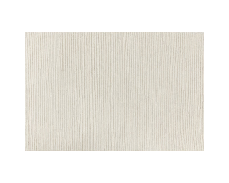 Deva Handwoven Rug  Ivory  6' X 9'