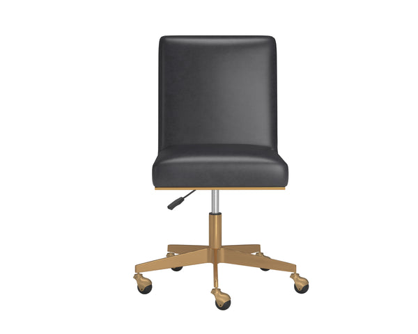 Dean Office Chair  Brushed Brass