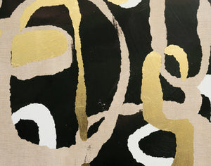 Fun And Whimsy (Set Of 2)  48" X 48"  Black Floater Frame