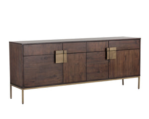Jade Sideboard  Antique Brass