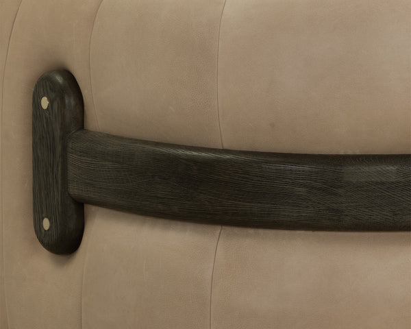 Tadeo Swivel Armchair  Dark Brown