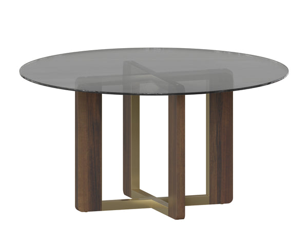 Glass Dining Table Top Round - 59"