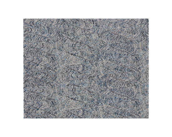 Corfu Handtufted Rug  Blue / Charcoal  8' X 10'