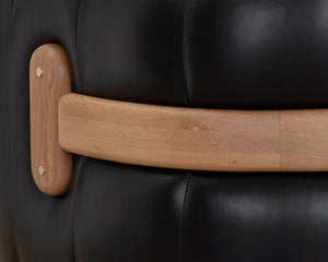 Tadeo Swivel Armchair  Rustic Oak